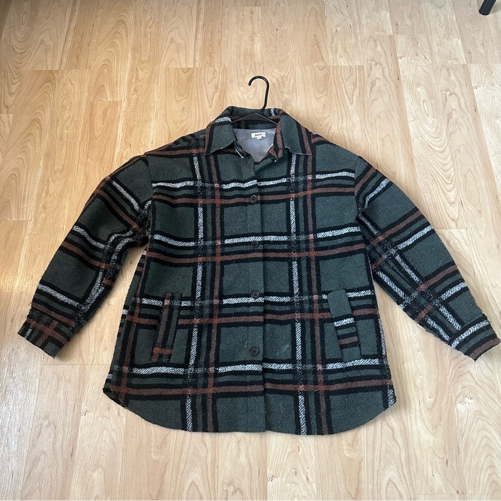 Plaid Wool Shacket